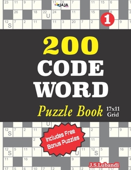 Paperback 200 CODEWORD Puzzle Book [Large Print] Book
