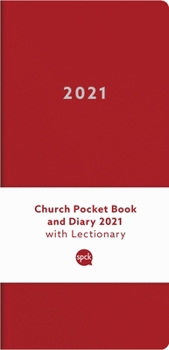 Hardcover Church Pocket Book and Diary 2021 Red Book
