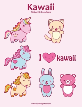 Paperback Kawaii-Malbuch für Erwachsene 1 [German] Book