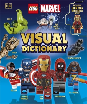 Hardcover LEGO Marvel Visual Dictionary: With Exclusive LEGO Iron Man Minifigure Book