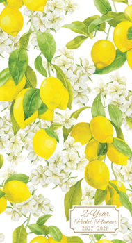 Misc. 2027-28 Amalfi Lemons 2-Year Pocket Planner (24-Month Calendar) Book