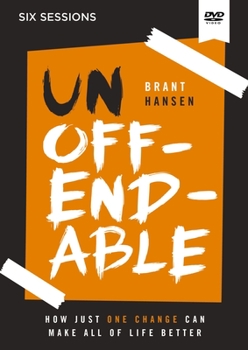 DVD Unoffendable Video Study: How Just One Change Can Make All of Life Better Book