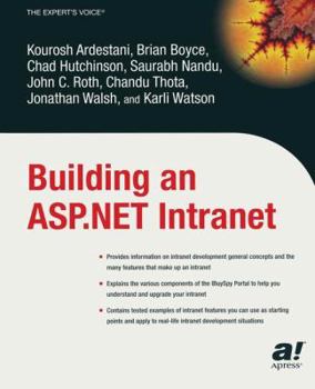 Paperback Building an ASP.NET Intranet Book