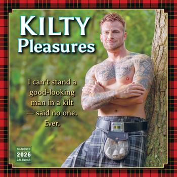 Calendar 2026 Kilty Pleasures Wall Calendar Book