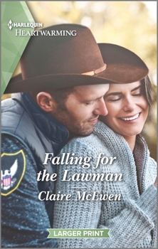 Mass Market Paperback Falling for the Lawman: A Clean Romance [Large Print] Book