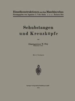 Paperback Schubstangen Und Kreuzköpfe [German] Book