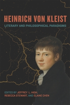Hardcover Heinrich Von Kleist: Literary and Philosophical Paradigms Book