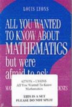 Paperback All You Wanted to Know about Mathematics But Were Afraid to Ask 2 Volume Paperback Set: Mathematics for Science Students Book
