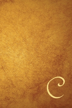 C: Executive Monogram Initial Personalized Notebook | Journal | Diary | Letter C | Gold Cover