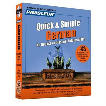 Audio CD Pimsleur German Quick & Simple Course - Level 1 Lessons 1-8 CD: Learn to Speak and Understand German with Pimsleur Language Programs Book