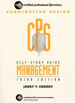 Paperback Self Study Guide for Cps: Exam Review for Management Book