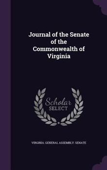 Journal of the Senate of the Commonwealth of Virginia