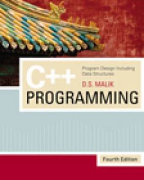 Paperback C++ Programming: Program Design Including Data Structures Book