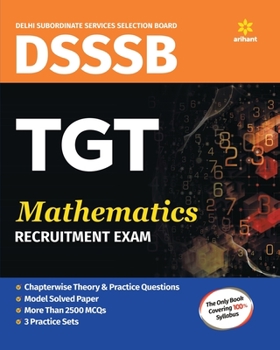 Paperback DSSSB TGT Mathemstics Guide 2018 Book