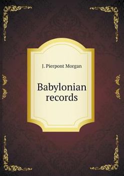 Paperback Babylonian records Book