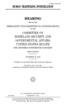 Paperback Human trafficking investigation Book
