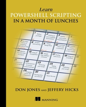 Paperback Learn Powershell Scripting in a Month of Lunches Book