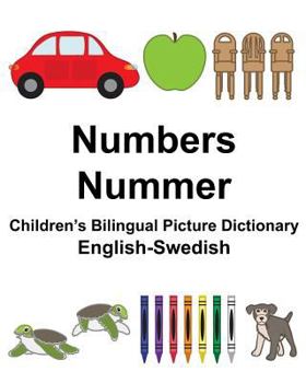 Paperback English-Swedish Numbers/Nummer Children's Bilingual Picture Dictionary Book