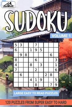 Paperback Sudoku Super Easy to Hard: Volume 1 Book