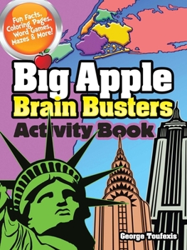 Hardcover Big Apple Brain Busters Activity Book