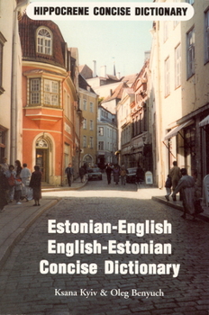 Paperback Estonian-English/English-Estonian Concise Dictionary Book