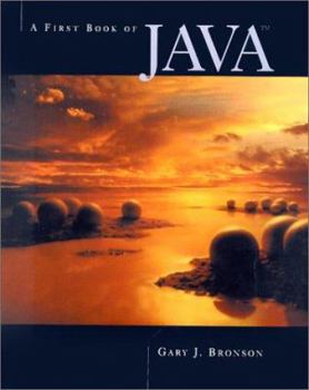 Paperback A First Book of Java Book