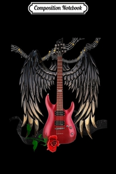 Composition Notebook: Guitar Angel Wings Love & Peace Music Lover  Journal/Notebook Blank Lined Ruled 6x9 100 Pages