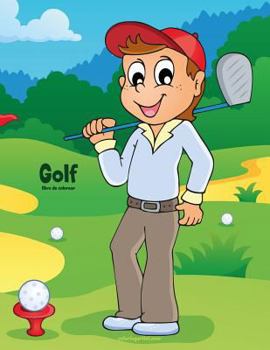 Paperback Golf libro de colorear 1 [Spanish] Book