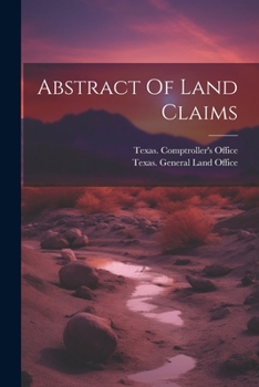 Paperback Abstract Of Land Claims Book