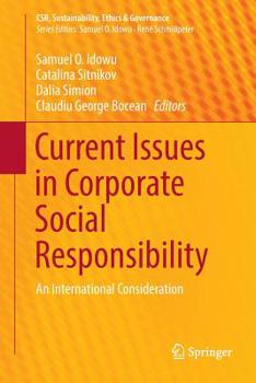 Paperback Current Issues in Corporate Social Responsibility: An International Consideration Book