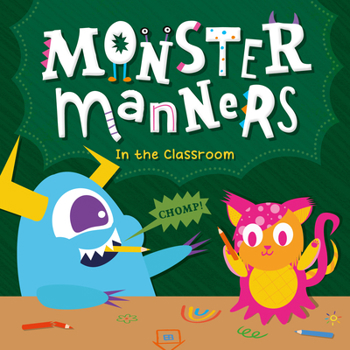 Library Binding Monster Manners in the Classroom Book