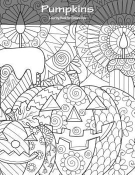 Paperback Pumpkins Coloring Book for Grown-Ups 1 Book