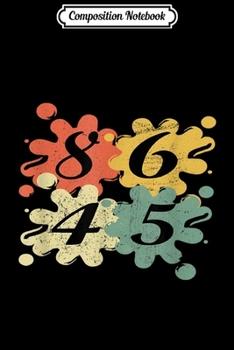 Composition Notebook: Political Anti Trump 86 45 Classic Vintage Style Impeachment  Journal/Notebook Blank Lined Ruled 6x9 100 Pages