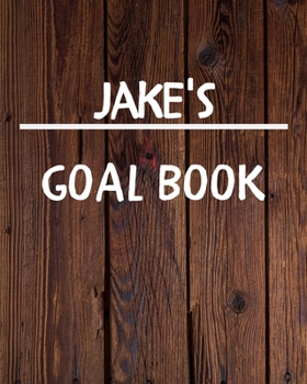 Paperback Jake's Goal Book: New Year Planner Goal Journal Gift for Jake / Notebook / Diary / Unique Greeting Card Alternative Book