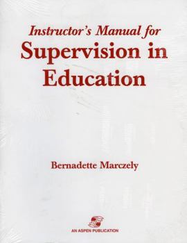 Paperback Supervision in Education: A Differentiated Approach with Legal Perspectives Instructor's Manual Book