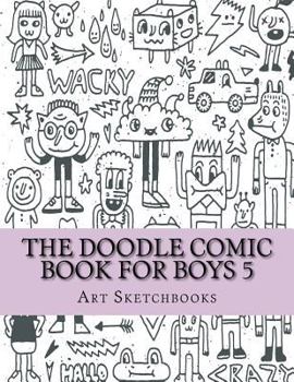 Paperback The Doodle Comic Book for Boys 5 Book