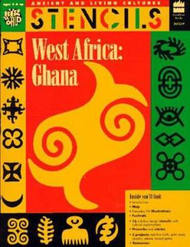 Paperback West Africa Ghana: Ancient and Living Cultures Stencils Book