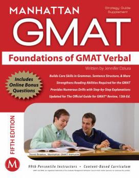 Paperback Foundations of GMAT Verbal Book