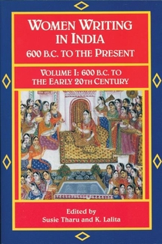 Paperback Women Writing in India: 600 B.C. to the Present, V: 600 B.C. to the Early Twentieth Century Book