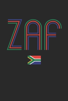 Vintage South Africa Notebook - South Africa Diary - Retro South African Flag Journal - South Africa Gifts: Medium College-Ruled Journey Diary, 110 page, Lined, 6x9 (15.2 x 22.9 cm)