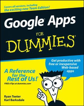 Paperback Google Apps for Dummies Book