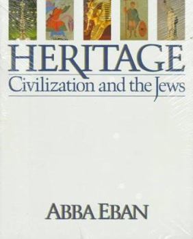 Hardcover Heritage: Civilization and the Jews Book