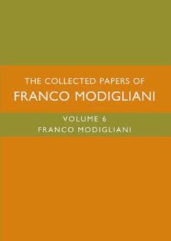 Hardcover The Collected Papers of Franco Modigliani Book