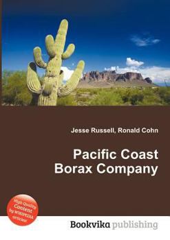 Paperback Pacific Coast Borax Company Book