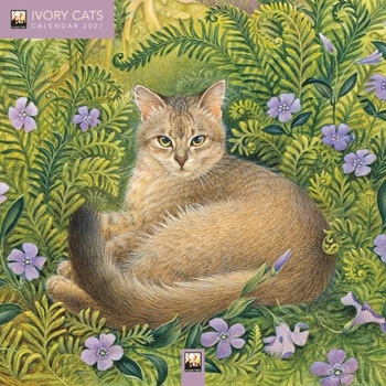 Ivory Cats by Lesley Anne Ivory Mini Wall Calendar 2027 (Art Calendar)