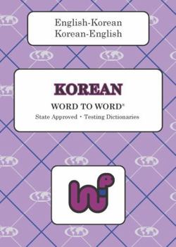 Paperback Korean edition Word To Word Bilingual Dictionary Book