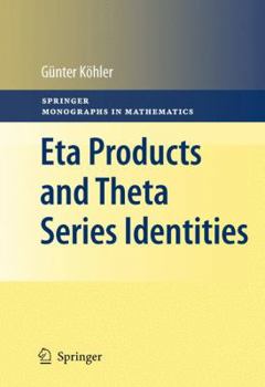 Hardcover Eta Products and Theta Series Identities Book