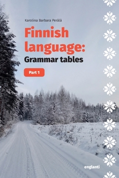 Paperback Finnish language: Grammar tables: Part 1 Book