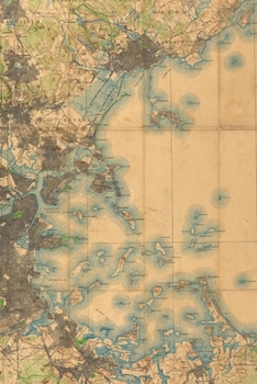 Paperback Greater Boston Vintage Map Field Journal Notebook, 100 pages/50 sheets, 4x6 Book