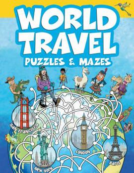 Paperback World Travel Puzzles & Mazes Book